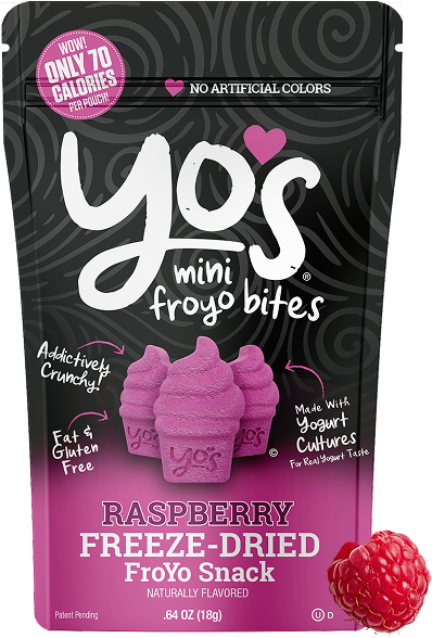 Raspberry FroYo Bites